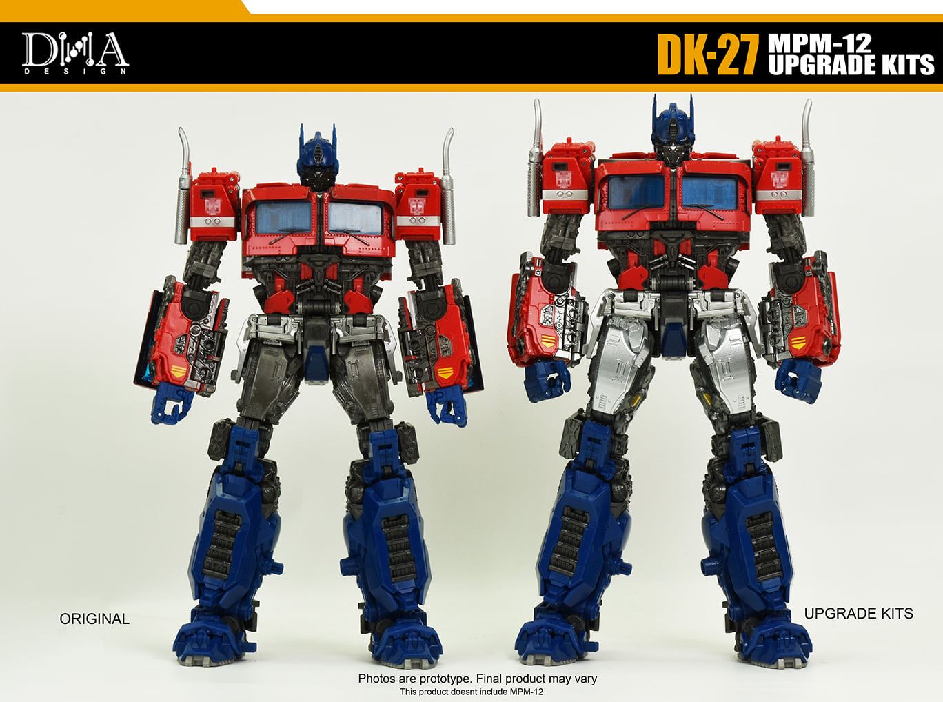 トランスフォーマー　MPM-12 オプティマスプライム+アップグレードキット DNA Design DK-27 MasterPiece MPM-12 Optimus Prime Upgrade Kit Images
